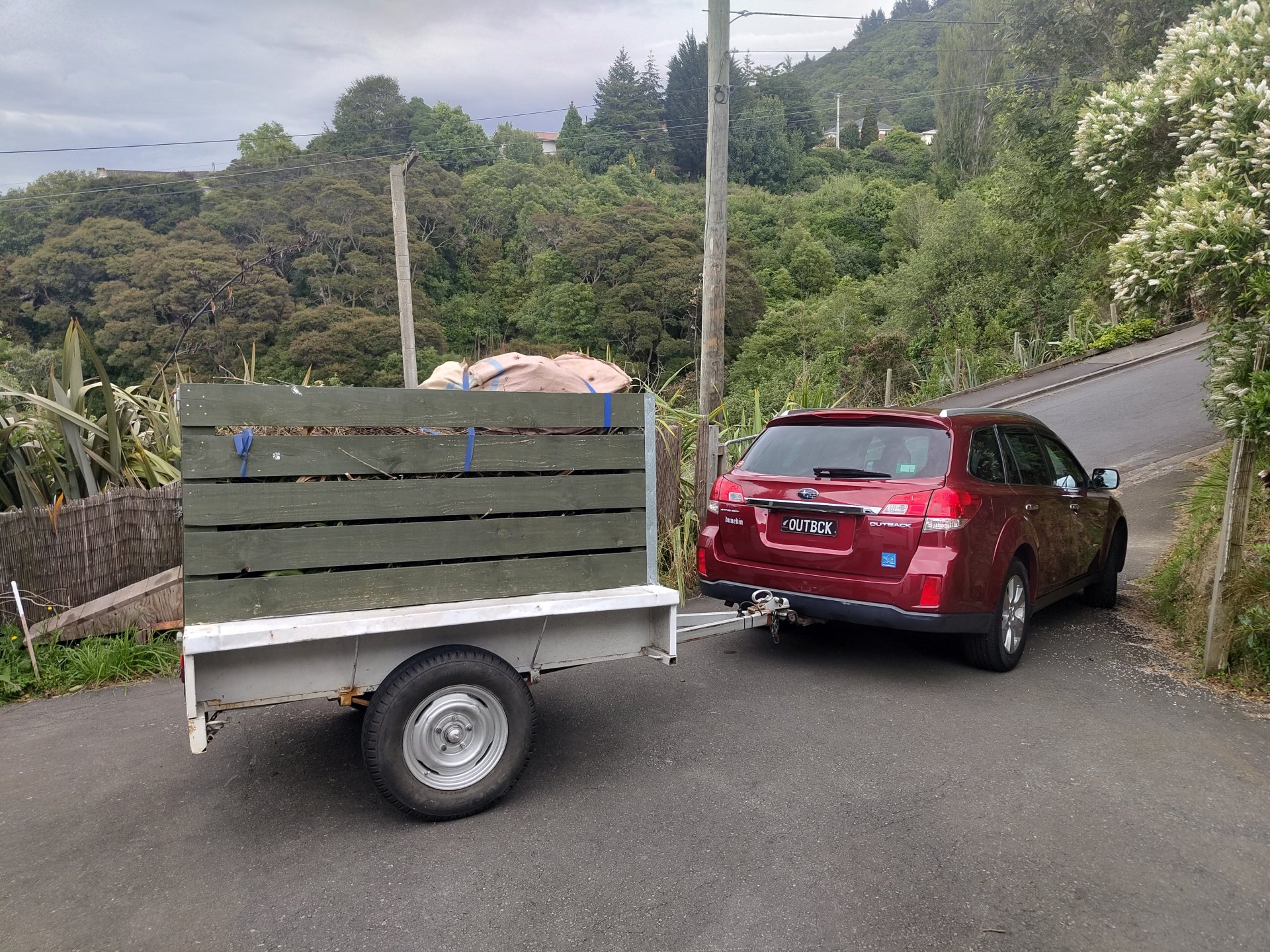 1975 6x4 Caged Trailer