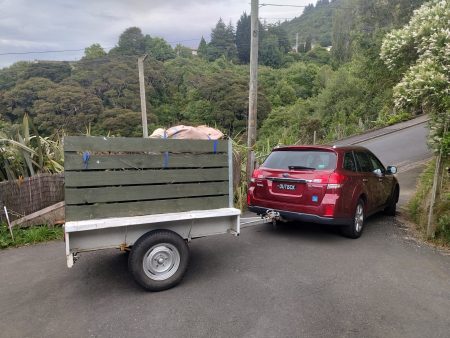 1975 6x4 Caged Trailer